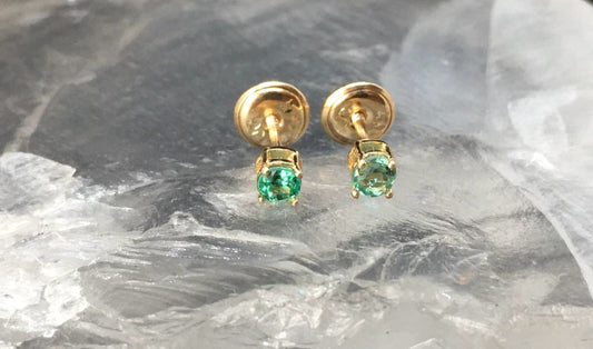 Aretes Esmeraldas 1,5mm